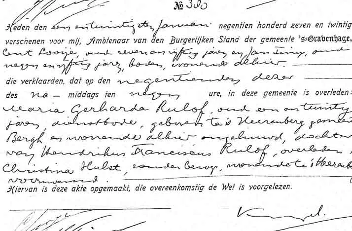miets-rulof-overleden