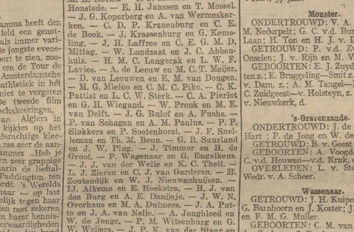 huwelijksafkondiging