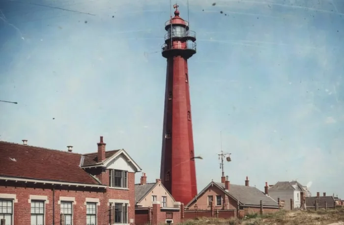 Staart hij over het grote water