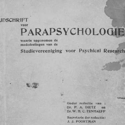 Proefpersoon bij Tenhaeff